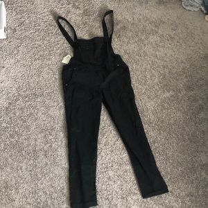 Black overalls